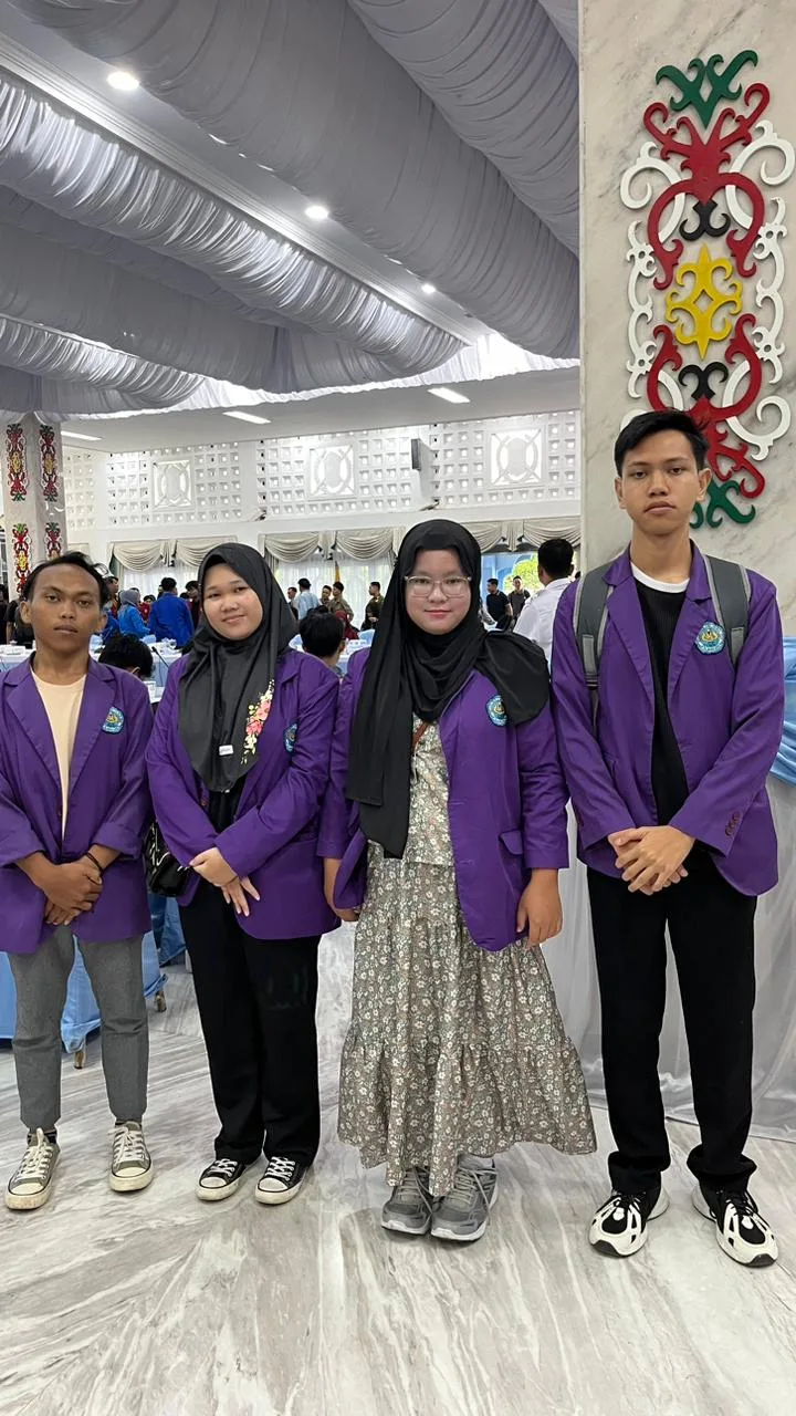 PERERAT SILATURAHMI MAHASISWA STIE YBPK PALANGKA RAYA HADIRI HALAL BIHALAL BERSAMA GUBERNUR KALTENG